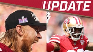 Injury Update 🚨 49ers Ambry Thomas amp George Kittle pop up on injury report after NFC Championship [upl. by Esir]