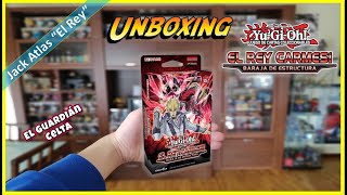 Unboxing YuGiOh JCC Baraja de Estructura El Rey Carmesí  Ideal para Empezar [upl. by Lecram]