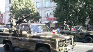 MOLDOVA Chisinau PARADA TEHNICII militare  Ziua Independentei 27082011 [upl. by Atiluap]