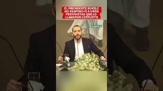 ultimahora El Presidente Bukele se molesta y así le acaba de responder a unos periodistas 🚨 [upl. by Sices172]