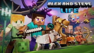 Alex amp Steve Life  FULL MOVIE TRAILER Minecraft Animation [upl. by Winfield]