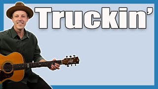 Truckin Guitar Lesson Grateful Dead [upl. by Bluhm]