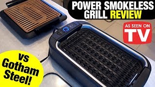 Power Smokeless Grill Review VS Gotham Steel Smokeless Grill [upl. by Winonah]