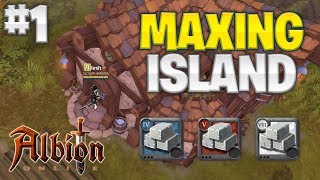 Albion Online  Maxing My Private Island Episode 1 [upl. by Euqinobe]