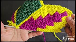 Knitting new style Doormat Design [upl. by Martelle683]