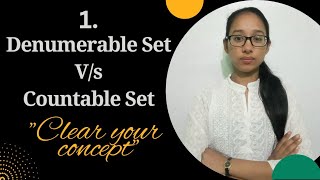 Denumerable Set  Countable Set  Countability of Set [upl. by Gabriele115]