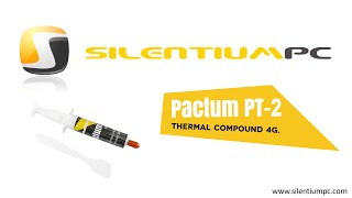 SilentiumPC Pactum PT2 4g  thermal grease application  nakładanie pasty termoprzewodzącej [upl. by Ayotol]