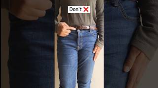 Best way to manage Waistbelt shorts viralhacks styling styletips stylish viralvideo hacks [upl. by Ymme]