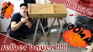 Holzkiste selber bauen │ Ganz einfach [upl. by Sucul]