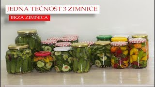 Jedna tečnost za tri različite zimnice BRZOJEDNOSTAVNO I UKUSNO [upl. by Alisia507]