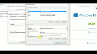 How to set JAVA HOME Environment variable in Windows 10 [upl. by Novaat652]