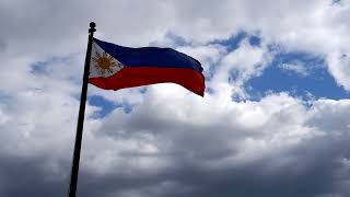 Philippine flag waving [upl. by Ahseekal]