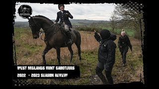 West Midlands Hunt Saboteurs 2022  2023 season review [upl. by Nahtnhoj873]