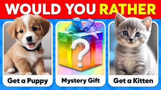 Would You Rather MYSTERY Gift Edition 🎁❓ Moca Quiz [upl. by Sheeran922]