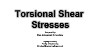 Torsional Shear Stresses [upl. by Triley315]