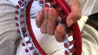 How to use the knifty knitter part 1wmv [upl. by Behlke]