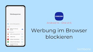 Werbung im Browser blockieren Samsung Internet [upl. by Inafetse]