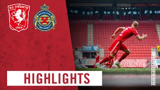 HIGHLIGHTS  FC Twente  WaaslandBeveren 11112021 [upl. by Trudnak]