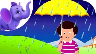 Rain on the Green Grass  Nursery Rhyme with Karaoke [upl. by Edgardo198]