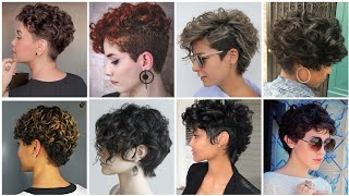 Latest Curly Short Pixie Bob Haircuts amp Hair Color Ideas For Women According To Celeb Hairstylists [upl. by Coady]