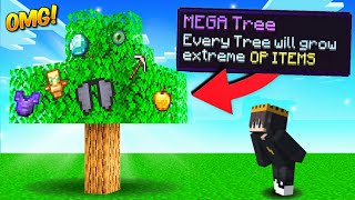 Minecraft But Tree Drop Op Item ✨ [upl. by Hey]