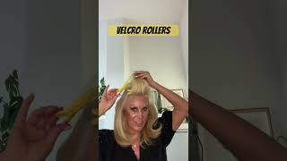 Velcro Rollers for BIG BLOWOUT HAIR hair beauty [upl. by Avin]