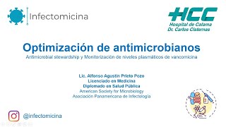 Optimización de antimicrobianos 2022  2023 [upl. by Milzie]