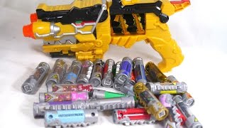 Demo Power Rangers Dino Charge Ultimate Charger Collection All Charger Sounds [upl. by Rozina132]