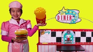 Jannie Pretend Play with Diner Toy Set [upl. by Royd]