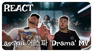 aespa 에스파 Drama MV REACTION [upl. by Bainbrudge]