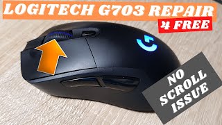 Logitech G703 no scroll repair for FREE [upl. by Aerehs]