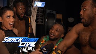 The New Day are ready to take back the Tag Team Titles SmackDown LIVE Fallout Feb 20 2018 [upl. by Iatnahs]