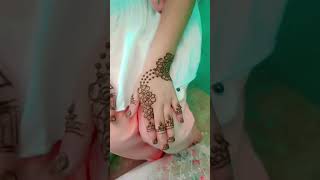 Baby hand mahendi design crediblehenna12❤️ [upl. by Duwalt]