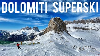 Dolomiti Superski — Skiing Across The Italian Dolomites From Val Gardena To Cortina [upl. by Lacefield401]