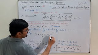 Example on Systems described by differential equations [upl. by Rey730]