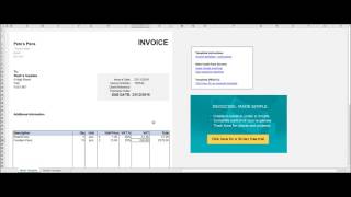 How to Create an Invoice Template WORD  EXCEL  PDF  GOOGLE DRIVE [upl. by Eenattirb]