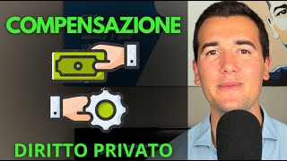 LA COMPENSAZIONE 🤝  Diritto Privato in 3 minuti [upl. by Labors]