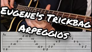 Eugenes Trickbag Arpeggios Exercise Free Guitar Tab Lesson Tutorial Crossroads Movie [upl. by Boonie]