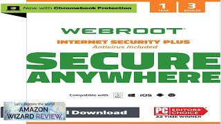 Webroot Internet Security Plus Antivirus Software 2024 3 Device Review [upl. by Pence]