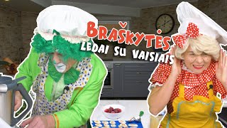 Brokoliukas ir Braškytė – Braškytės ledai su vaisiais [upl. by Segal322]