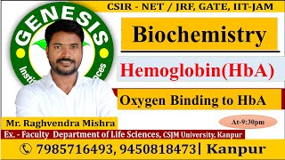 Hemoglobin  Biochemistry  New online quotBatchquot for CSIR NETJRF  IITJAM [upl. by Eilsew]