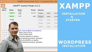 XAMPP installieren amp einrichten  WordPress installation auf XAMPP  tutorial deutsch  2017 [upl. by Ynnoj875]