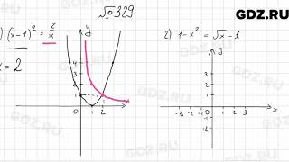 № 329  Алгебра 9 класс Мерзляк [upl. by Burd]