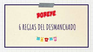 6 reglas del desmanchado [upl. by Sibie]