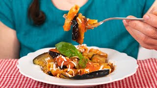 PASTA ALLA NORMA la vera ricetta originale della pasta con le melanzane alla siciliana [upl. by Wolgast]