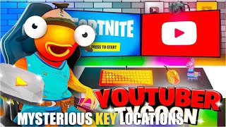 YOUTUBER TYCOON MAP FORTNITE CREATIVE  UNLOCK MYSTERIOUS KEY CAR LOCATIONS [upl. by Evania]