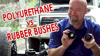 Polyurethane Bushes vs Rubber Bushes  My Thoughts [upl. by Cory]