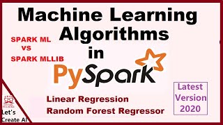 PySpark Machine Learning Tutorial  Machine Learning on Apache Spark  ml vs MLLib  Regression [upl. by Neimad727]