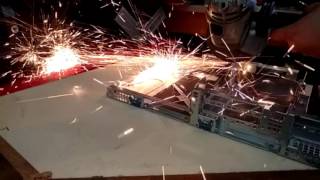 An angle grinder DL380 G6 and a GTX 660 OC [upl. by Nollahp]