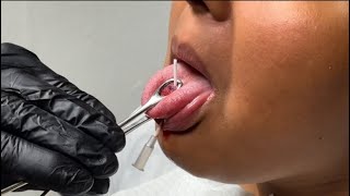 chananja tonguepiercing viralvideo viralshorts reels familienoor [upl. by Elok298]